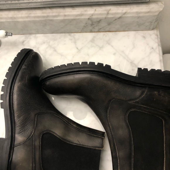 All Saints Melos MZ002Z Leather Boots - Picture 6 of 11